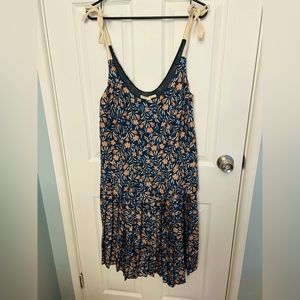 Anthropologie Paper Crown Covilha dress floral print